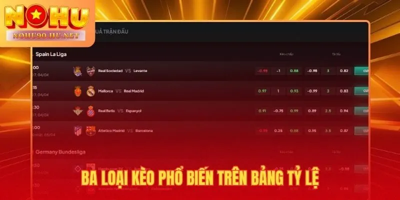 Giải mã kèo nhà cái bắt đầu từ nhận diện đúng ba dạng tỷ lệ chính